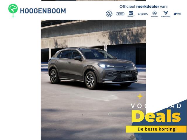 Volkswagen T-Roc Limited Edition | 'App-Connect' draadloze smartphone integratie | Automatische afstandsregeling (Adaptive Cruise Control) | Buitenspiegels elektrisch instel-, verwarm- en inklapbaar
