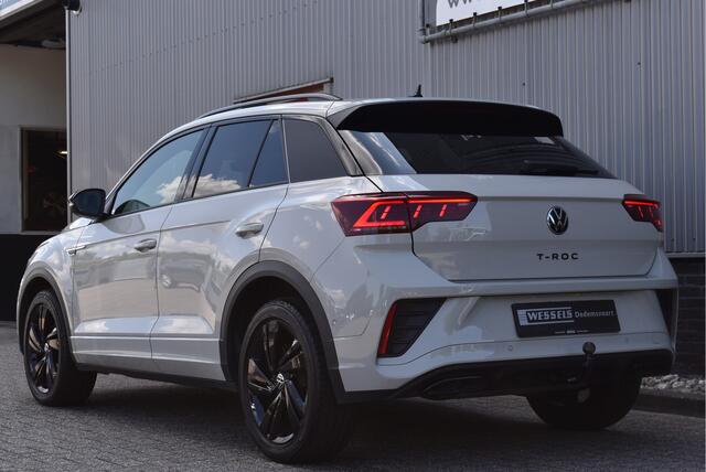 Volkswagen T-Roc 1.5 TSI R-Line Black Style LED grill, Ascot grijs, Adaptive cruise, Ergo active + Massage, IQ Light, Afn. trekhaak, Camera