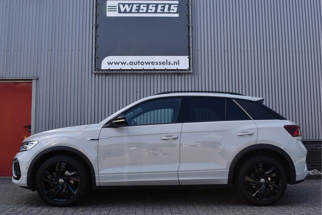 Volkswagen T-Roc 1.5 TSI R-Line Black Style LED grill, Ascot grijs, Adaptive cruise, Ergo active + Massage, IQ Light, Afn. trekhaak, Camera