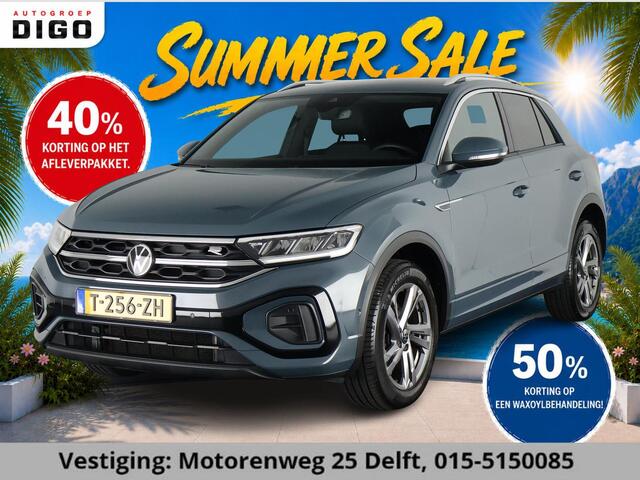 Volkswagen T-Roc 1.5 TSI R-Line GARANTIE TOT 09/2033! . STOEL VERWARMING . PARKEERSENSOREN V & A . ADAPTIEVE CRUISE CONTROL .