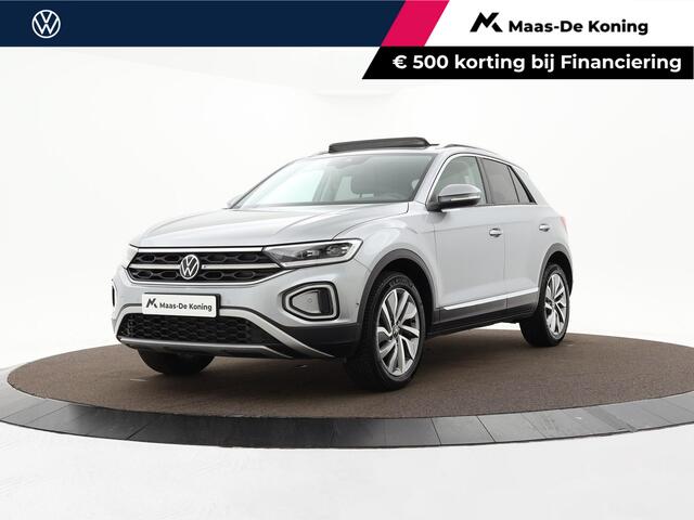 Volkswagen T-Roc 1.5 TSI 150pk DSG Style · Leder · Panoramadak · Camera · Matrix LED · Keyless · Dodehoeksensor ·