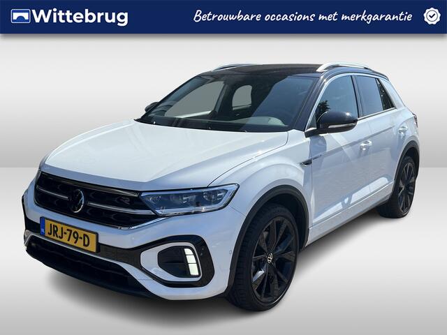 Volkswagen T-Roc 1.5 TSI R-Line / AUTOMAAT/ TREKHAAK/ LEER/ 2x R-LINE/ KEYLESS/ DIGITAL DASH/ APP-CONNECT/ DAB/ CLIMATE/ STOELVERWARMING/ PARK. SENSOREN + CAMERA/ NAVI/ 19" LMV