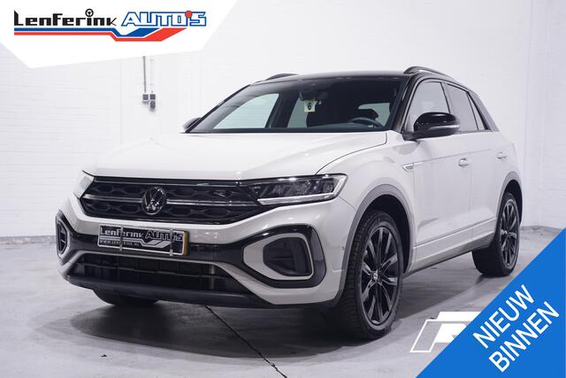 Volkswagen T-Roc 1.5 TSI R-Line NAP 2e eigen. r-line interieur/exterieur Comfort-pack Private-glas Multimedia-pack Led-verlichting 18"-lmv PDC v+a Black-pack electrische-achterklep ACC stoelverwarming ECC Navigatie Camera APPLE-carplay