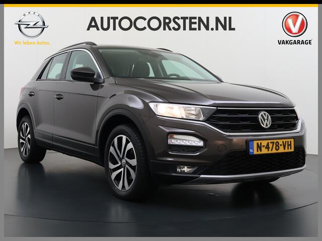 Volkswagen T-Roc 1.5TSI 150PK Automaat Adap.Cruise Stoel+Stuurverwarming Camera Apple Carplay Android Auto Elek.Achterklep Pdc 'App-Connect' smartphone-integratie Isofix Lmv Bluetooth Lane Assist Licht-/Regensensor Keyless