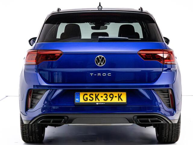 Volkswagen T-Roc 1.5 TSI R-Line Black Style | Panoramadak | Camera | Afn Trekhaak | IQ-Light | Beats audio | Travel assist | Stoel- & stuurverwarming, Apple Carplay/Android auto, Camera, Afn. trekhaak, Elec. klep