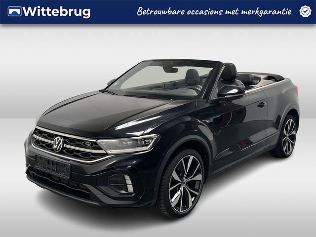 Volkswagen T-Roc Cabrio 1.5 TSI R-Line / AUTOMAAT/ LEER/ 2X R-LINE/ CAMERA/ APP-CONNECT/ ACC/ STUUR+STOELVERWARM./ DODEHOEK/ KEYLESS/ DIGITAL DASH/ RIJ-MODI/ NAVI/ DAB/ CLIMA/ IQ.LIGHT/ 18'' LMV
