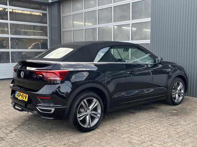 Volkswagen T-Roc Cabrio 1.5 TSI R-Line Virtuele display Apple carplay Airco Cruise controle Stoelverwarming Stuurwielbediening Navigatiesysteem Achterruitrijcamera Parkeersensoren voor en achter