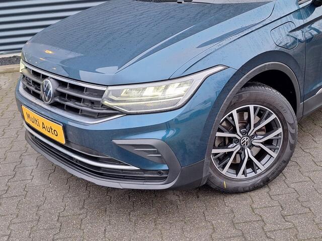 Volkswagen TIGUAN 1.4 TSI Life 245pk Plug In Hybrid PHEV | Panorama Dak | Adaptive Cruise | Navigatie | Sportstoelen + Massage | Spraakbediening |