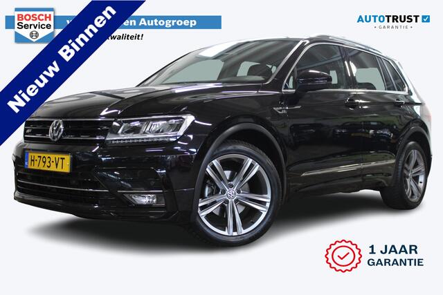 Volkswagen TIGUAN 1.5 TSI ACT Highline Business R | incl. 12 maanden garantie | R-Line | Wegklapbare trekhaak | Adaptive cruise | Navigatie | 19 " lichtmetalen velgen | LED koplampen | DAB+ radio | Parkeersensoren voor en achter | Elektrische kofferklep | Zwarte hemelbekle