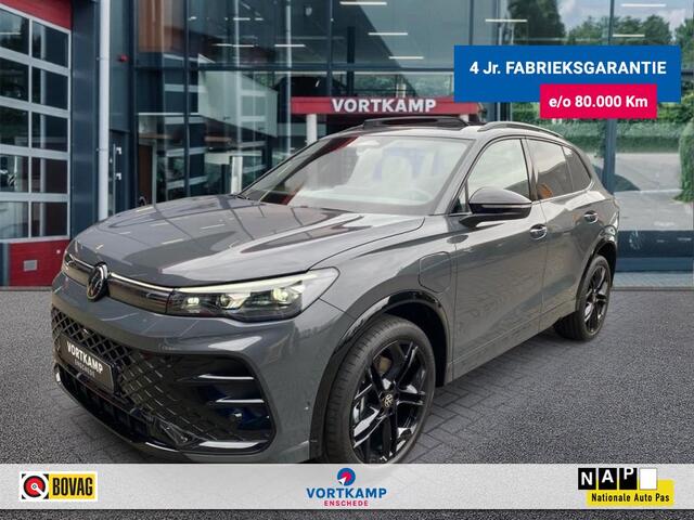 Volkswagen TIGUAN 1.5 TSI EHYBRID R-LINE BLACK-OPTIK PANO-DAK/TREKHAAK/LEDER/360-C