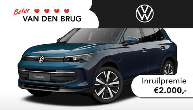 Volkswagen TIGUAN 1.5 eHybrid Life Edition | Panodak | Trekhaak | 19" inch lm velgen | Stoel verwarming |