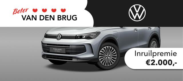 Volkswagen TIGUAN 1.5 eHybrid 204 PK Life Edition | Trekhaak | 360'' camera | Stuur & stoelverwarming |