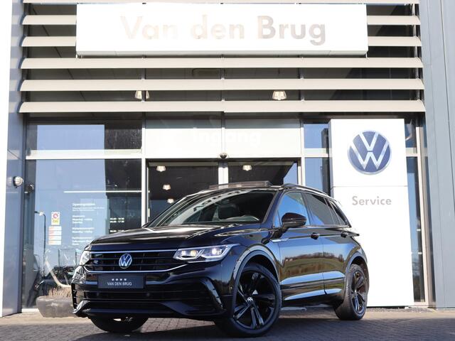 Volkswagen TIGUAN 1.5 TSI 150 pk DSG R-Line | Black Style | Panoramadak | IQ Light | PDC | LEDER | Voorstoelen met Geheugen | Stoel + Stuur Verwarming | Fabrieksgarantie tot 10-11-2026 of 80.000km