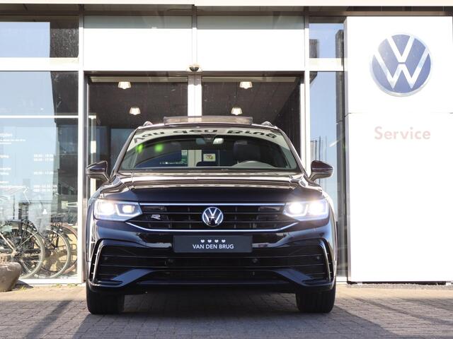 Volkswagen TIGUAN 1.5 TSI 150 pk DSG R-Line | Black Style | Panoramadak | IQ Light | PDC | LEDER | Voorstoelen met Geheugen | Stoel + Stuur Verwarming | Fabrieksgarantie tot 10-11-2026 of 80.000km