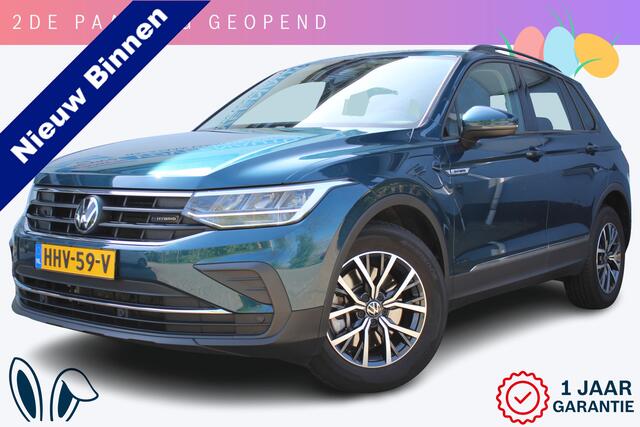 Volkswagen TIGUAN 1.4 TSI eHybrid Life Edition | Achteruitrijcamera | Digital cockpit | Adaptieve cruise controle | Climate controle | Parkeersensoren V+A | Elektrische kofferklep | Keyless entry/start | Navigatie | Apple CarPlay/Android Auto | Schakelmogelijkheid aan stuu