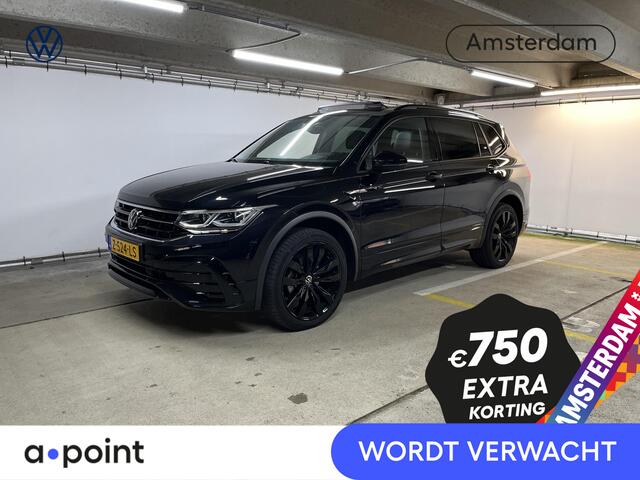 Volkswagen TIGUAN Allspace 1.5 TSI R-Line Business 7p. 150 pk Automaat (DSG) | Verlengde garantie | Navigatie | Panoramadak | Parkeersensoren | Adaptieve cruise control | Stoelverwarming | Black Style pakket |