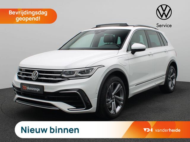 Volkswagen TIGUAN 1.4 TSI eHybrid R-Line Business 245PK DSG matrix led, panoramadak, achteruitrijcamera, stuur-stoelverwarming, adaptive cruise, side assist, keyless, elek. bedienbare achterklep, 19" lichtmetaal