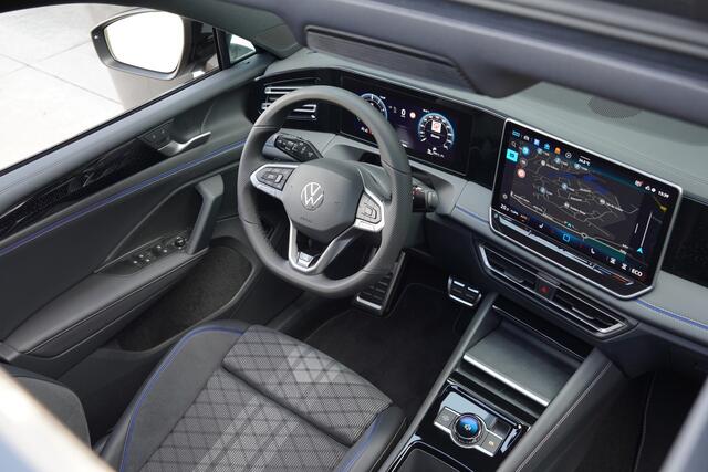 Volkswagen TIGUAN 1.5/272pk eHybrid R-Line Blackstyle|2025|Panoramadak|360°Camera|Trekhaak|20"Blackstyle|Stoelverwarming/massage|Carplay&AndroidAuto|sfeerverlichting|el.achterklep