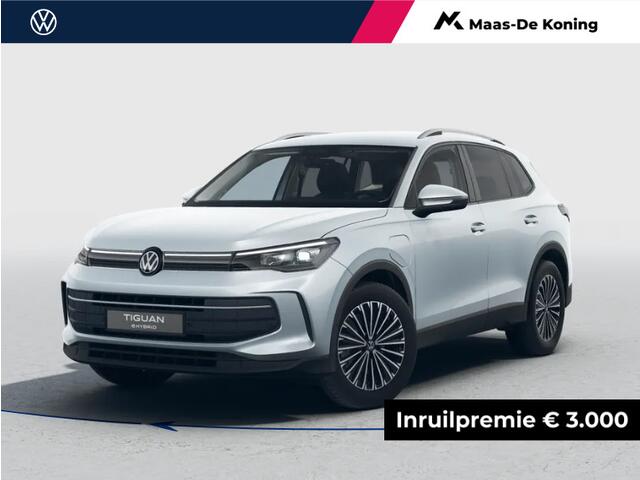 Volkswagen TIGUAN Life Edition 1.5 eHybrid 204 pk 6 versn. DSG · Trekhaak inklapbaar, met elektrische ontgrendeling, incl. aanhangwagen- manoeuvreerhulp Trailer Assist · Winter Pakket incl. verwarmbaar stuurwiel ·