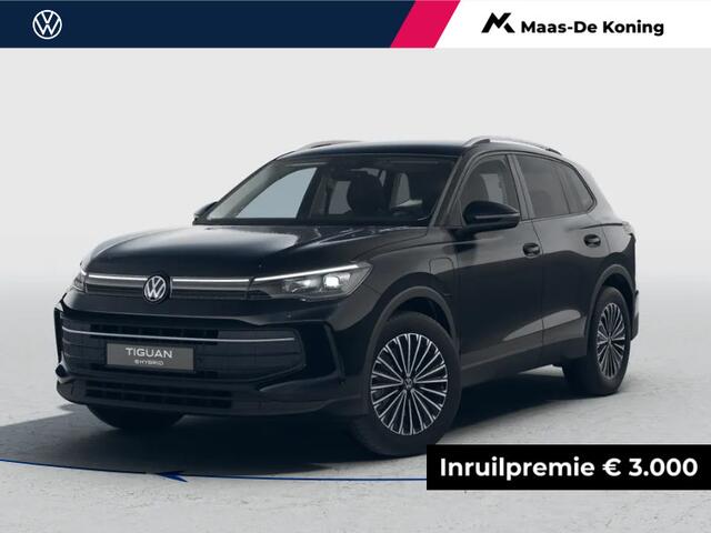 Volkswagen TIGUAN Life Edition 1.5 eHybrid 204 pk 6 versn. DSG · Trekhaak inklapbaar, met elektrische ontgrendeling, incl. aanhangwagen- manoeuvreerhulp Trailer Assist · Winter Pakket incl. verwarmbaar stuurwiel ·
