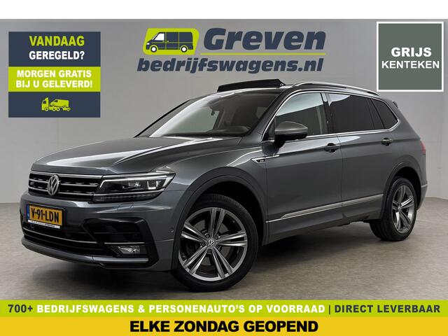 Volkswagen TIGUAN 2.0 TDI 4 Motion R-Line | GRIJS KENTEKEN | 240PK Pano LED Head up Display Clima Cruise Camera Carplay Virtual Navi PDC 19"LMV