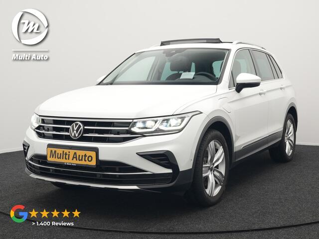 Volkswagen TIGUAN TSI eHybrid Elegance Plug In Hybrid 266pk PHEV | Panodak | Head Up | Adaptive Cruise | Alcantara Sportstoelen Massage & Verwarmd | Pilot Assist | Apple Carplay | Blis | Navigatie | Virtual | DAB |