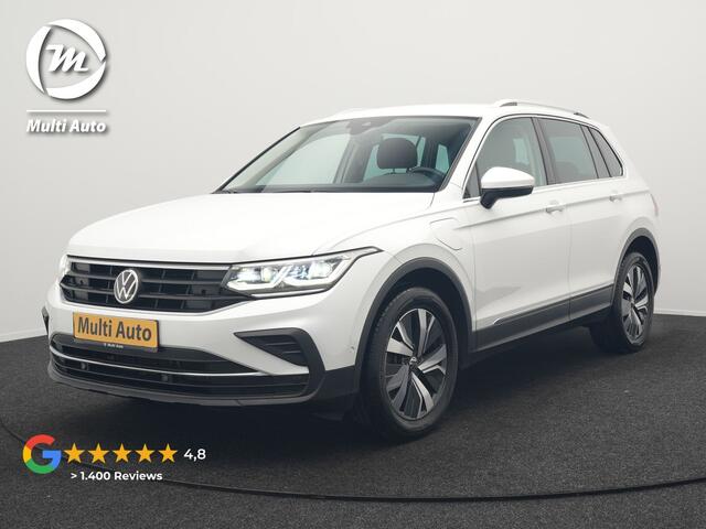 Volkswagen TIGUAN 1.4 TSI eHybrid Elegance Plug In Hybrid 245pk Dealer O.H. PHEV | Trekhaak Af Fabriek | Adaptive Cruise | IQ Light | Camera | Stoelen & Stuur Verwarmd | Apple Carplay | Blis | Navigatie | DAB |