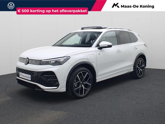 Volkswagen TIGUAN 1.5eHybrid 200kW/272PK R-Line DSG · Panoramadak · Trekhaak · Massagefunctie · Camera · Apple/Android Carplay · · Garantie t/m 25-03-2030 of 100000km.