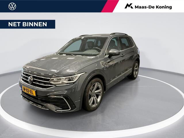 Volkswagen TIGUAN 1.5 TSI 150pk DSG R-Line · Apple/Android Car Play · Navigatie · P-Sensoren · Elek. Trekhaak · 19'' Inch ·
