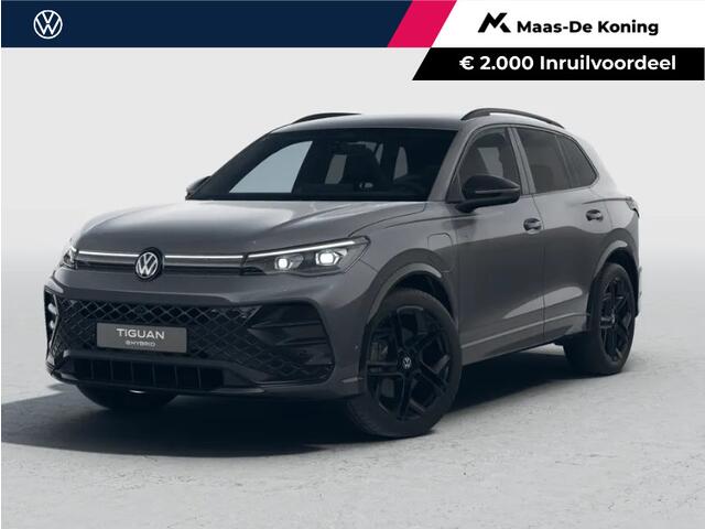Volkswagen TIGUAN R-Line Edition 1.5 eHybrid 204 PK 6 versn. DSG · Black Style Pakket · Panoramaschuif-kanteldak · Trekhaak inklapbaar, met elektrische ontgrendeling, incl. aanhangermanoeuvreerhulp Trailer Assist ·