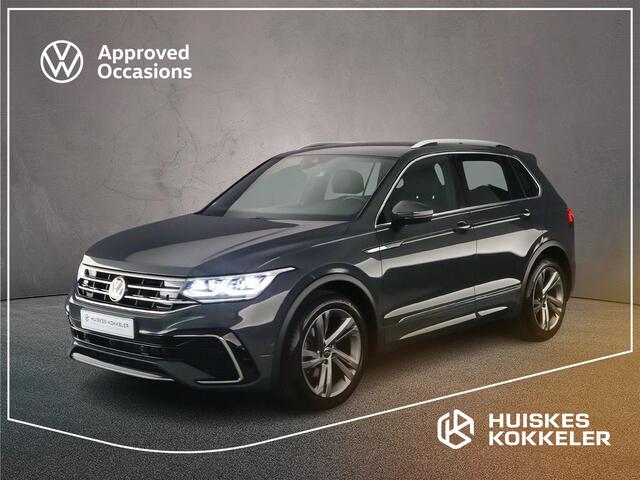 Volkswagen TIGUAN R-Line Business+ 1.5 TSI 150pk DSG Automaat Trekhaak, Adaptive cruise control, Achteruitrijcamera, Navigatie, Elektrische achterklep, LED matrix koplampen
