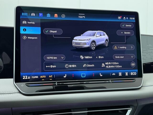 Volkswagen TIGUAN 1.5 eHybrid Elegance | 204 PK | SoH 100% | Trekhaak | Panorama | Area View 360 | Head-up display | Stoelverwarming |