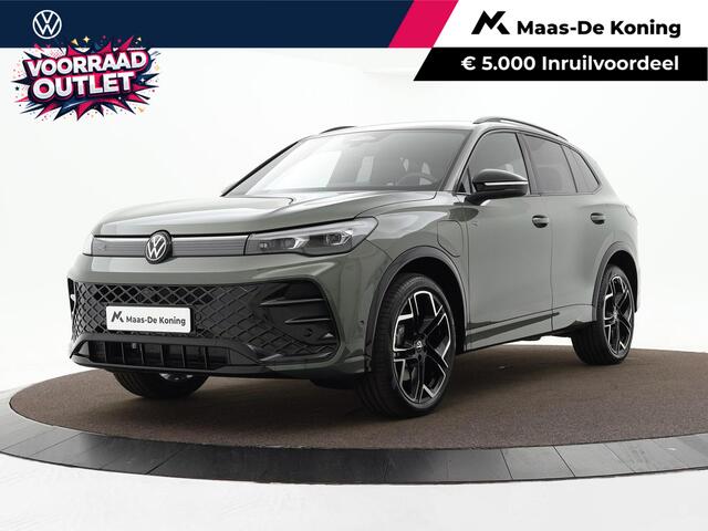 Volkswagen TIGUAN R-Line Edition 1.5 eHybrid 204 PK 6 versn. DSG · Achteruitrijcamera · Rondomzichtcamera · Draadloze telefoonlader · Black Style Pakket · Trekhaak inklapbaar, met elektrische ontgrendeling, incl. aanhangermanoeuvreerhulp Trailer Assist · Voorraad OUTLET · 