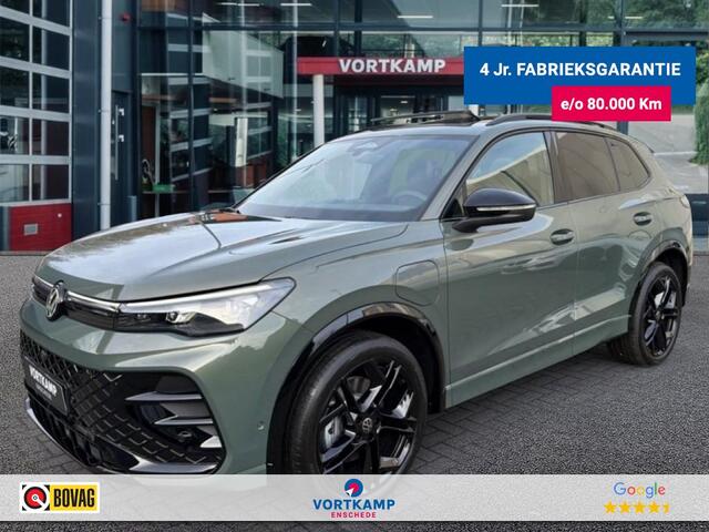 Volkswagen TIGUAN 1.5 TSI e-HYBRID R-LINE HenK/PANO-DAK/TREKHAAK/CAMERA/LEDER/MEMORY/HUD