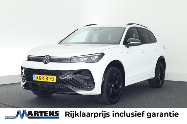 Volkswagen TIGUAN 1.5 eHybrid 204pk R-Line Edition Black Style Oryxwit Trekhaak 360Camera Leder Memory Stoel + Stuurverwarming Keyless Navigatie
