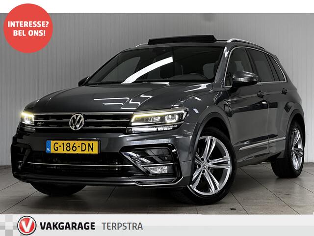 Volkswagen TIGUAN 1.5 TSI ACT R-Line/ Virtual Dashb./ Panorma-Dak/ 19'' LMV/ LED Koplampen/ Keyless/ Apple + Android/ Zwarte-Hemel/ Lane-Assist./ Camera/ PDC V+A/ Sfeerverlichting/ Stoelverw./ Extra getint glas.