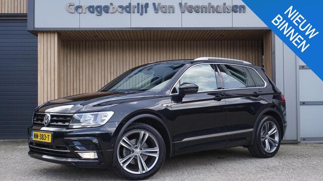Volkswagen TIGUAN 1.4 TSI 125PK 2x R-Line Navi 19inch LM Trekhaak Cruise Control *NL auto* 105457km!