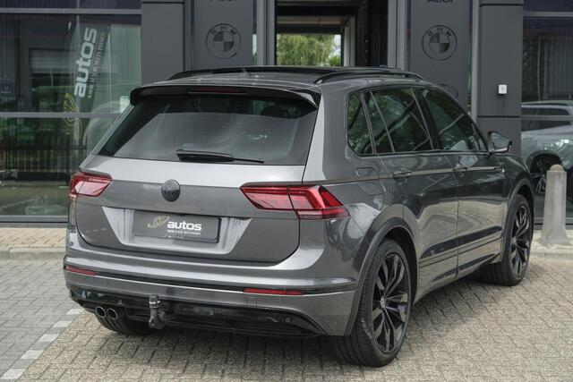Volkswagen TIGUAN 1.4 TSI 150pk R-Line Panoramadak Leder Memory Blackstyle Trekhaak 20" LMV NLauto Bomvol!