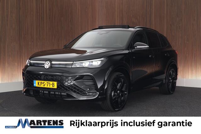 Volkswagen TIGUAN 1.5 eHybrid 272pk R-Line Edition Black Style Leder Trekhaak 360Camera HUD Keyless Massage Virtual Cockpit Panoramadak Carplay