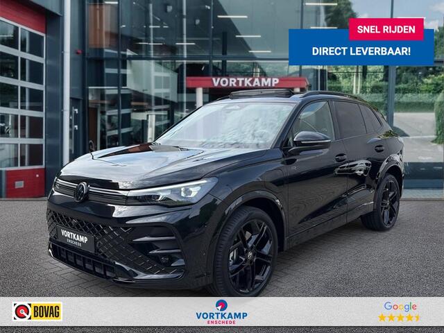 Volkswagen TIGUAN 1.5 TSI eHYBRID R-LINE TREKHAAK/LEDER/PANO-DAK/360-CAM/ELEK-KLEP/ACC/STOELVERW