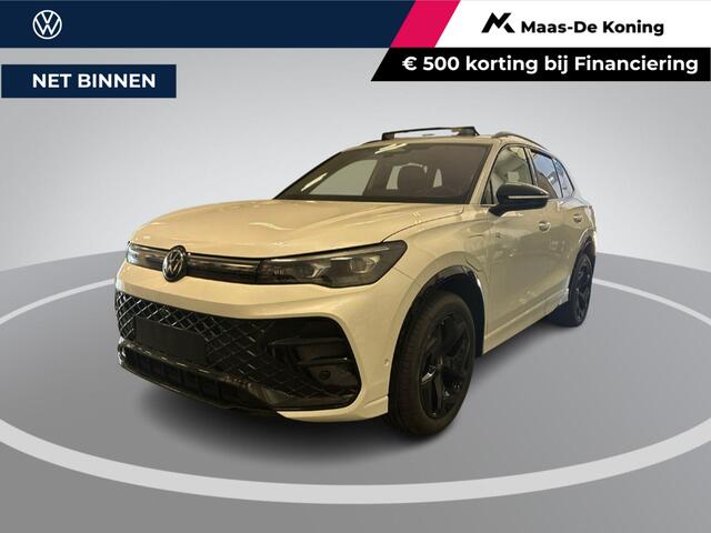 Volkswagen TIGUAN 1.5 eHybrid 272pk DSG R-Line Edition · Panoramadak · Harman Kardon · Wegklapbare Trekhaak · Leder · 360 Camera · Stoelventilatie · Massage · 20'' Inch · Garantie t/m 03-08-2030 of 100.000km
