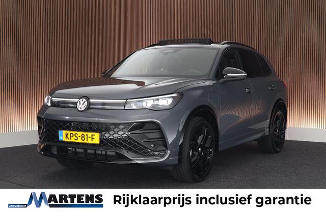 Volkswagen TIGUAN 1.5 eHybrid 272pk R-Line Edition Black Style Leder Trekhaak 360Camera HUD Keyless Massage Virtual Cockpit Panoramadak Carplay