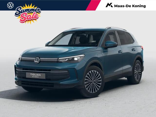 Volkswagen TIGUAN Limited Edition 1.5 eHybrid 204 PK 6 versn. DSG · Design Pakket Dark · Trekhaak inklapbaar, met elektrische ontgrendeling, incl. aanhangermanoeuvreerhulp Trailer Assist · Voorraad OUTLET · Prijs is inclusief inruilpremie ·