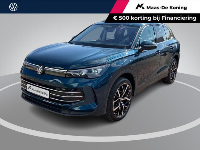 Volkswagen TIGUAN 1.5eTSI 150kW/204PK Elegance DSG · Panoramadak · Trekhaak · 360°Camera + Parkeersensoren · Garantie t/m 01-10-2030 of 100000km.