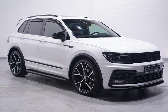 Volkswagen TIGUAN 1.5 TSI ACT Highline Business R NAP 2e eigen. 2xR-Line Navigatie APPLE-Carplay 21"-lmv PDC v+a Panodak inparkeerhulp DAB ontvangst LED-verlichting stoelverwarming side-steps