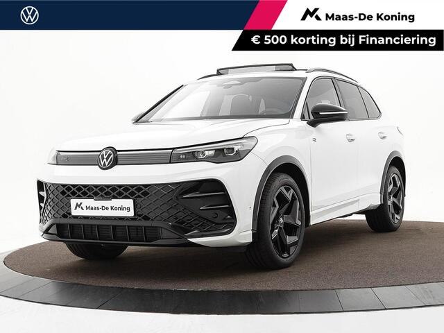 Volkswagen TIGUAN 1.5eTSI/150PK R-Line Blackstyle DSG · Panoramadak · Trekhaak · Apple/Android Car Play · Camera · Garantie t/m 30-09-2030 of 100000km.