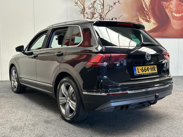 Volkswagen TIGUAN 2.0 TSI 4MOTION HIGHLINE NAVIGATIE ADAPTIVE CRUISE CONTROL PANORAMA SCHUIF/KANTELDAK APPLE CARPLAY/ANDROID RIJSTROOKSENSOREN 360 CAMERA TREKHAAK ZEER MOOI !!