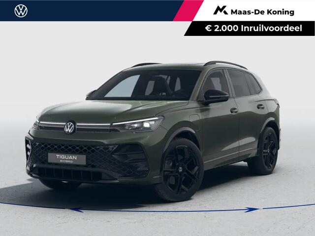 Volkswagen TIGUAN R-Line Edition 1.5 eHybrid 204 PK 6 versn. DSG · Black Style Pakket · Panoramaschuif-kanteldak · Soundsysteem 'Harman Kardon' · Trekhaak inklapbaar, met elektrische ontgrendeling, incl. aanhangermanoeuvreerhulp Trailer Assist