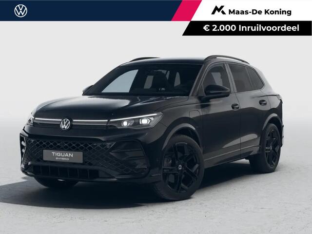 Volkswagen TIGUAN R-Line Edition 1.5 eHybrid 272 PK 6 versn. DSG · Black Style Pakket · Comfort Pakket Plus · Interieur Style Pakket · Panoramaschuif-kanteldak · Soundsysteem 'Harman Kardon' · Trekhaak inklapbaar, met elektrische ontgrendeling, incl. aanhangermanoeuvreerhulp Trailer Assist ·