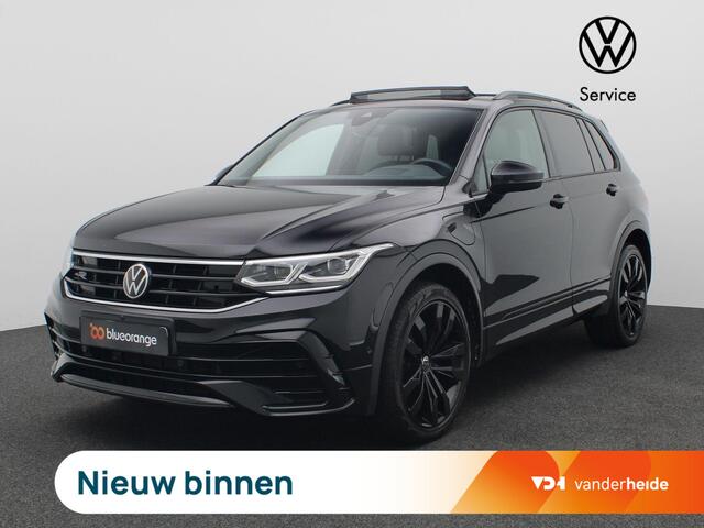 Volkswagen TIGUAN 1.4 TSI eHybrid R-Line Business 245PK DSG SOH 92%, Panoramadak, Trekhaak, Black Style, 360gr. Camera, 20" LM Velgen, DCC, Leder, Memorystoel, Head-Up Display, Matrix LED Verlichting
